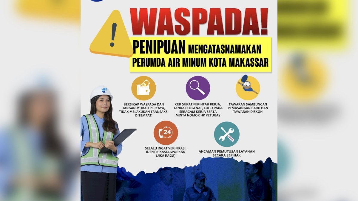 Cegah Penipuan, PDAM Makassar Edukasi Warga Ciri-Ciri Petugas Resmi di Lapangan