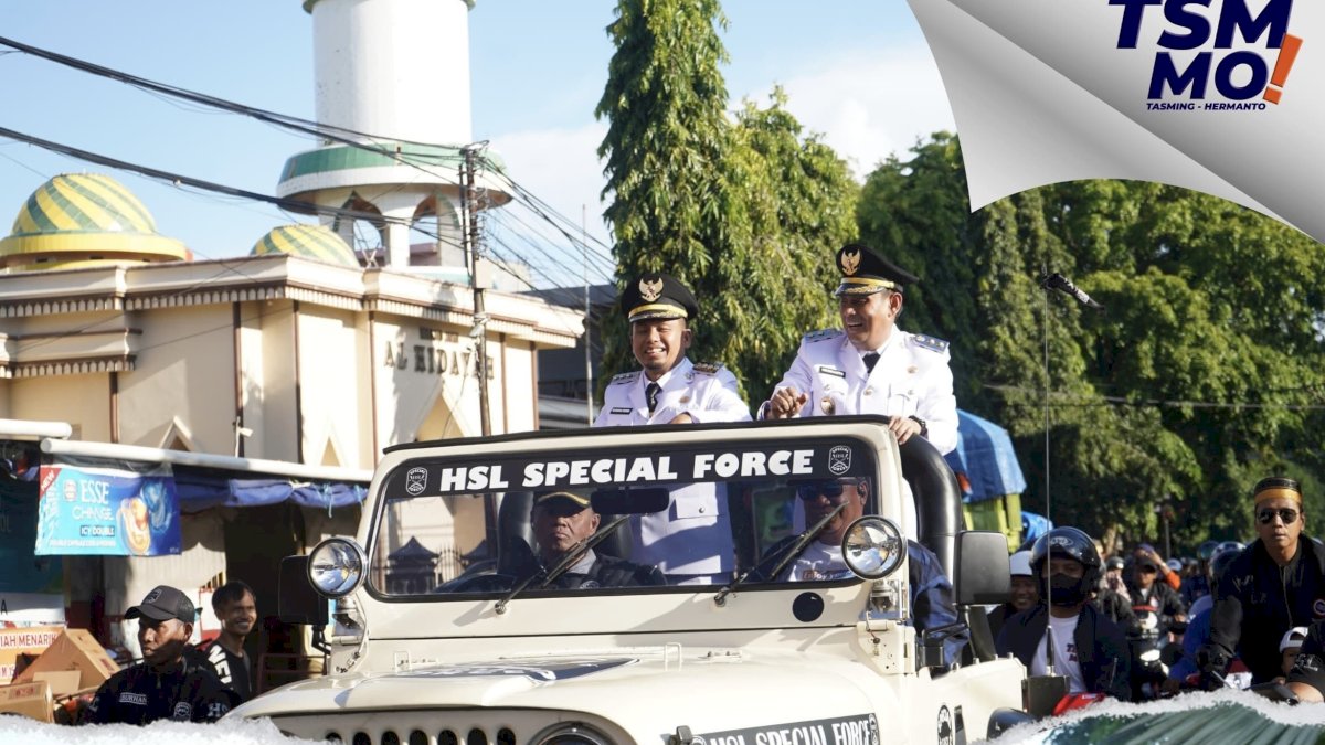 Penjemputan Meriah di Perbatasan Parepare-Barru, Tasming Hamid Ucap Terimakasih dan Mohon Maaf atas Kemacetan