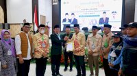 Pj Sekda Barru Sambut Kedatangan Jamaah Haji Asal Barru di Asrama Haji