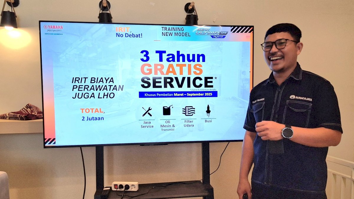 Beli Gear Ultima 125 Hybrid, Gratis Sparepart dan Servis 3 Tahun