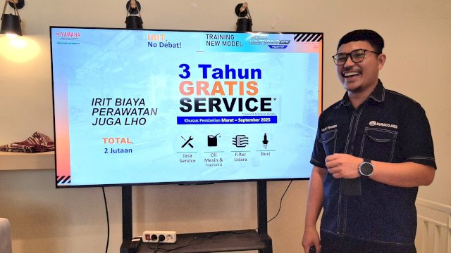 Promo pembelian New Gear Ultima 125 Hybrid ada promo servis 3 tahun dan sparepart. Foto: Istimewa.