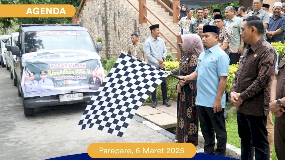 Wali Kota Parepare Lepas Tim Pasar Murah Ramadan, Pastikan Harga Bahan Pokok Terjangkau