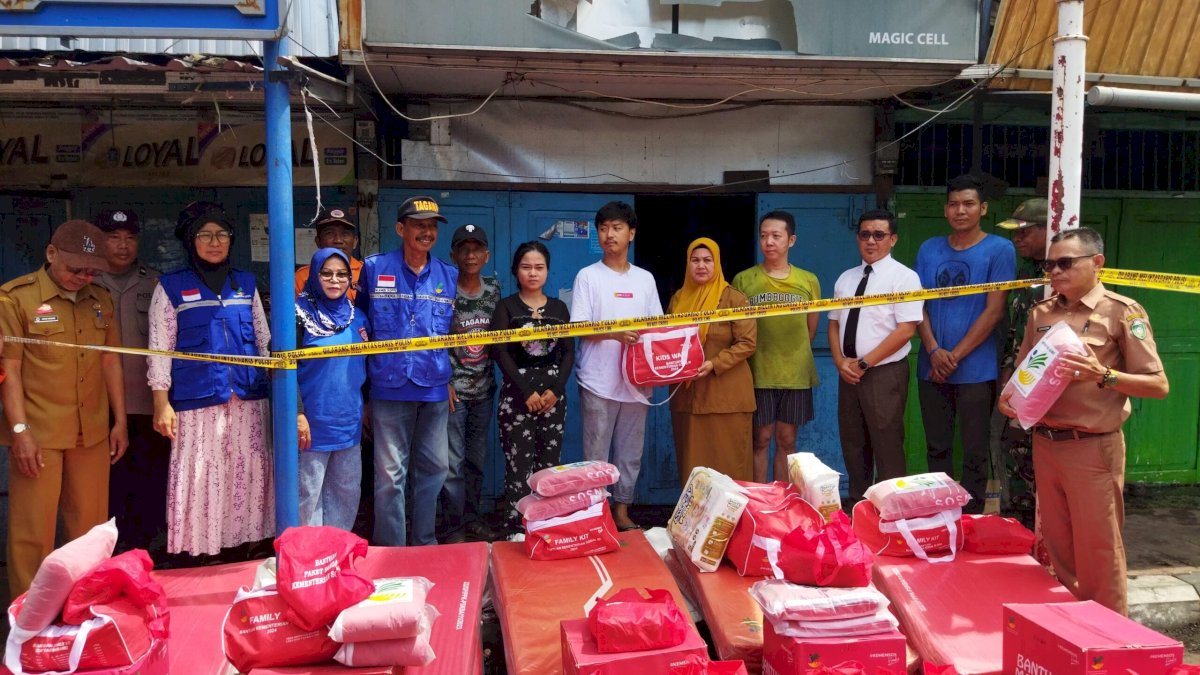 Pemkot Parepare Berikan Bantuan Logistik dan Psikologis untuk Korban Kebakaran