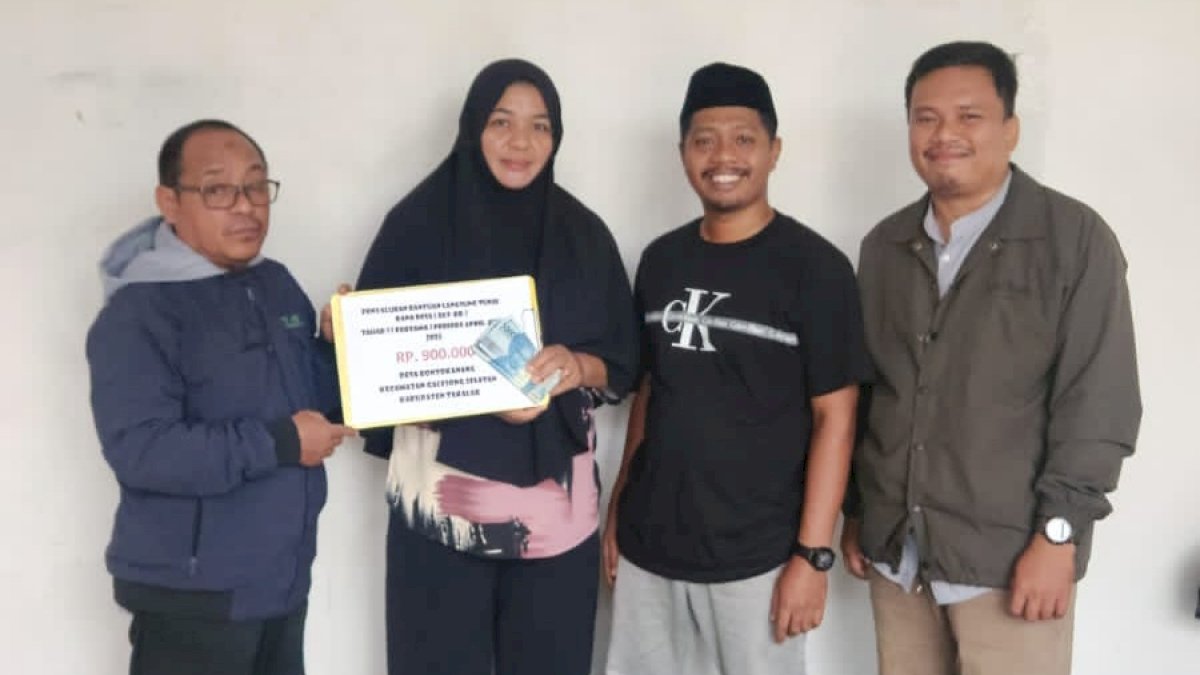 Pemdes Bontokanang Kembali Salurkan BLT Dana Desa Tahap II, Kades Muhammad Setiawan: Ini Bentuk Perhatian Pemerintah Kepada Masyarakat