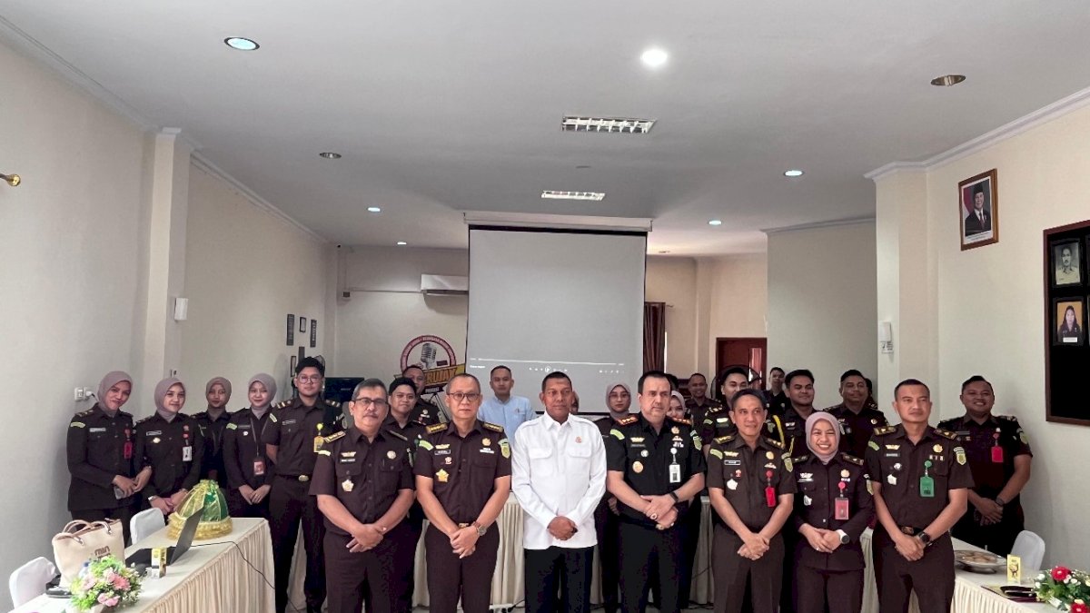 Kejari Jeneponto Jadi Lokasi Pertama Supervisi Penanganan Perkara Umum oleh Kejati Sulsel