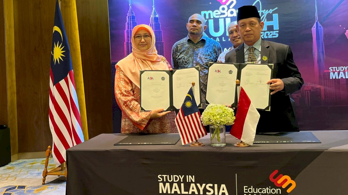 Tingkatkan Daya Saing Global, Unismuh Makassar dan AeU Malaysia Teken MoU Pendidikan Tinggi