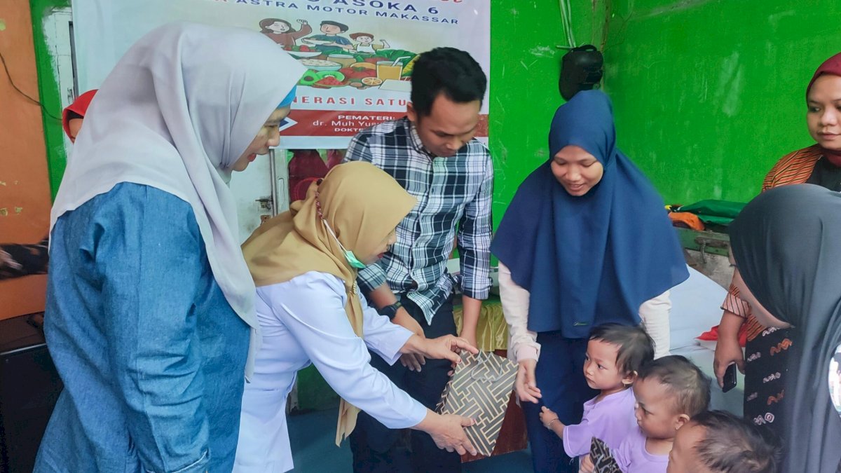 Asmo Sulsel Sosialisasi Gizi Baik untuk Balita di Posyandu Asoka 6