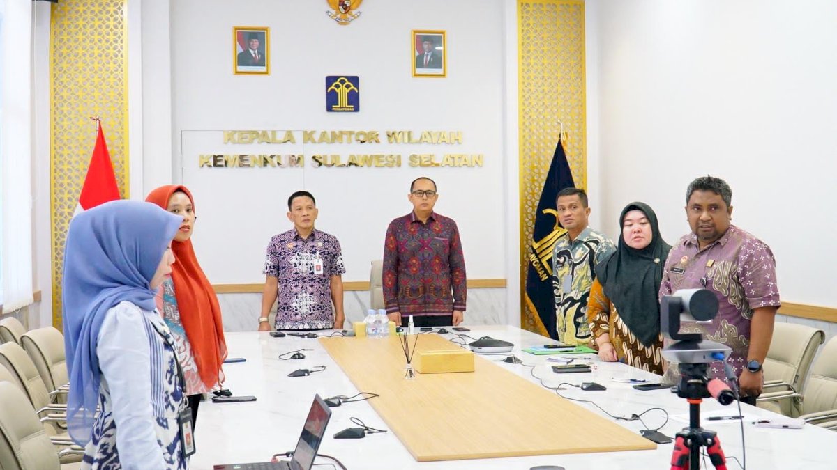 Andi Basmal Hadiri Koordinasi e-Grasi, Tekankan Reformasi Layanan Hukum di Sulsel