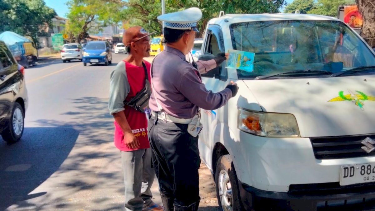 Ops Patuh Masuki Hari ke-8 di Jeneponto, Kesadaran Berlalu Lintas Masih Rendah : 130 Pelanggar Ditindak