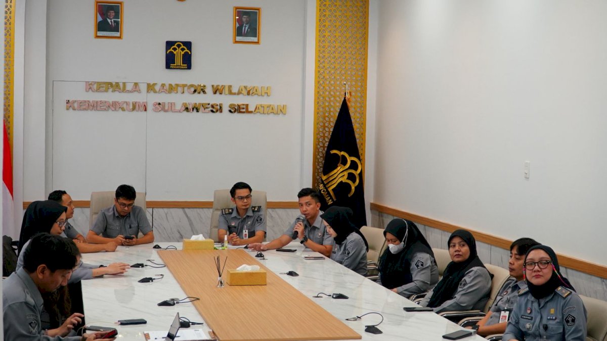 Itjen Kemenkum Bahas SPI 2025 dan Rencana Tindak Lanjut Secara Komprehensif di Kanwil Kemenkum Sulsel