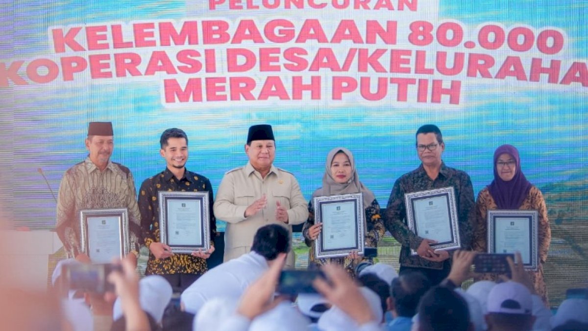 Diluncurkan Presiden Prabowo, Badan Hukum Koperasi Merah Putih Siap Ubah Wajah Ekonomi Pedesaan