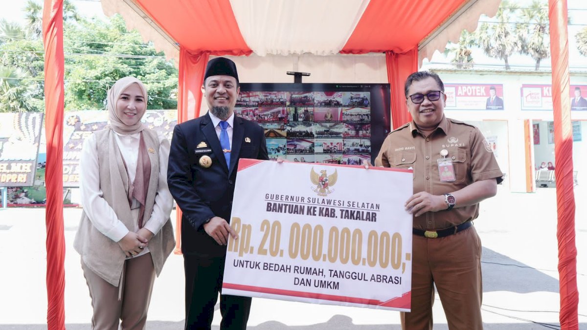 Gubernur Sulsel Dorong Pembangunan Pro Rakyat di Takalar, Anggarkan Rp20 Miliar untuk Tiga Sektor Kunci