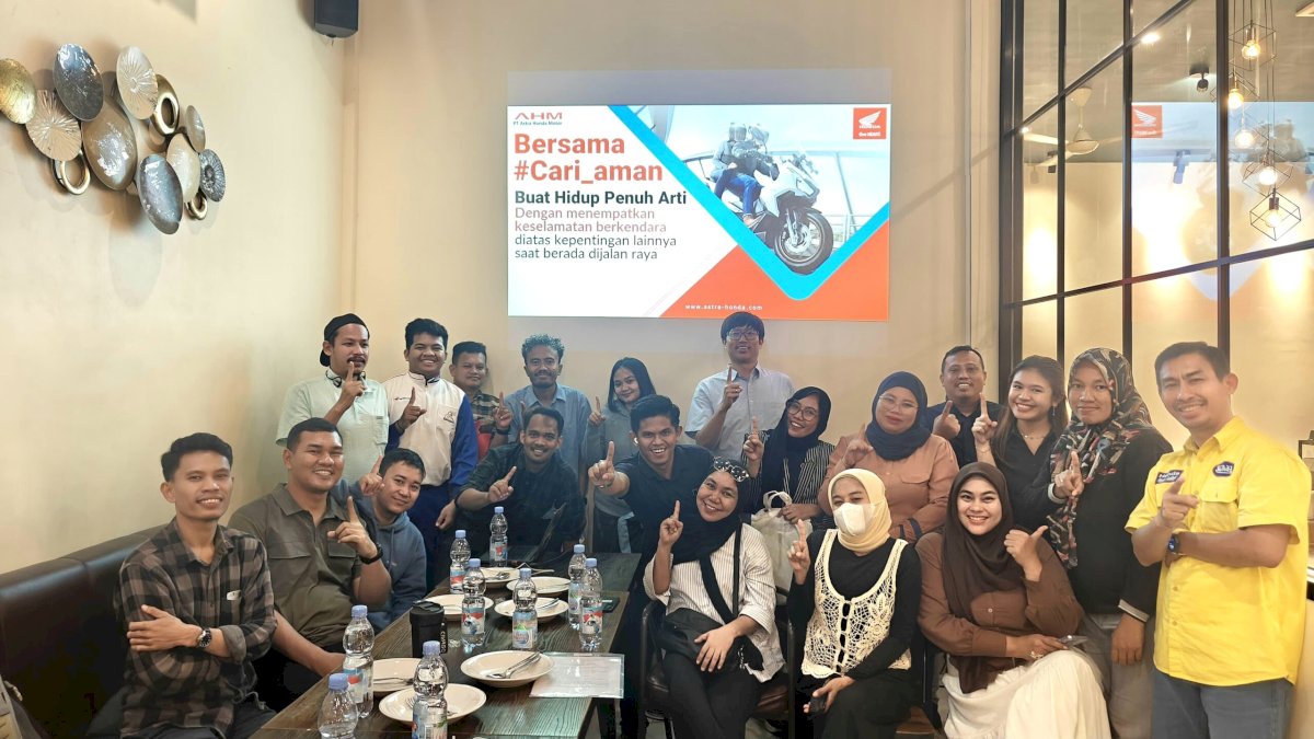 Asmo Sulsel Edukasi Safety Riding kepada Jurnalis Kendari Jelang Honda One Make Race 2025