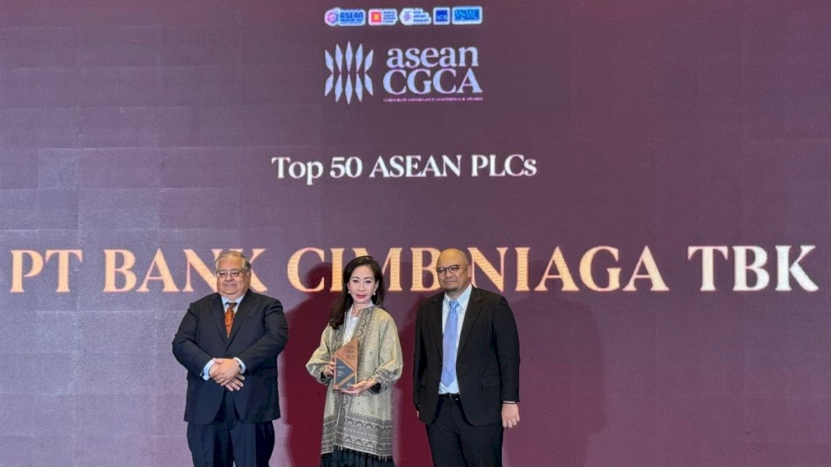 CIMB Niaga Raih Penghargaan Top 50 Perusahaan Terbuka ASEAN Terbaik