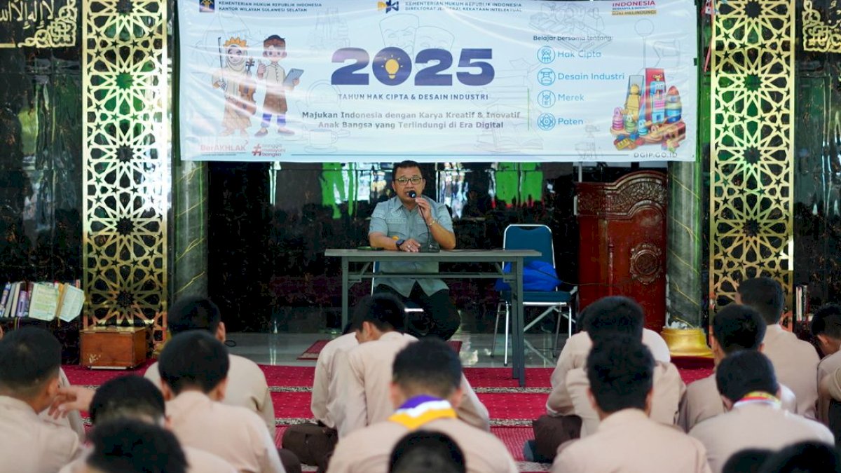 Kanwil Kemenkum Sulsel Edukasi Kekayaan Intelektual untuk Pelajar SMA Al Fityan Gowa