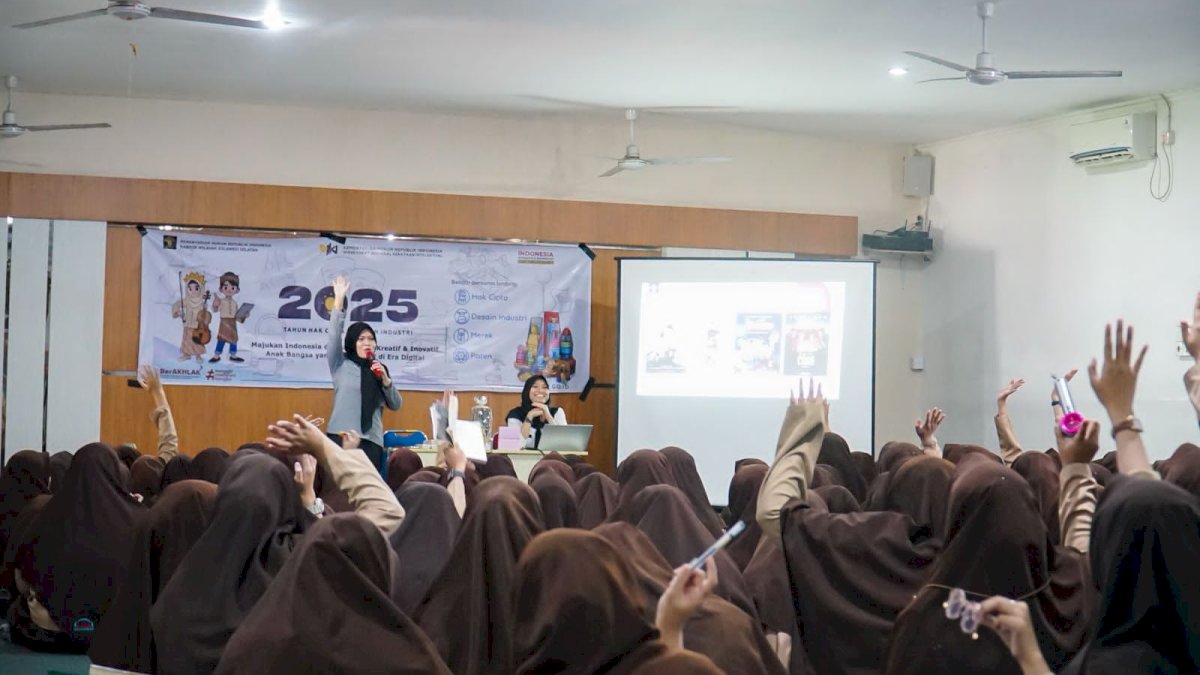 Kanwil Kemenkum Sulsel Tanamkan Kesadaran Kekayaan Intelektual Sejak Dini