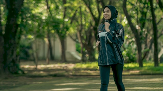 Ruang terbuka hijau Bukit Baruga yang umum dijadikan area olahraga penghuni. Foto: Istimewa.