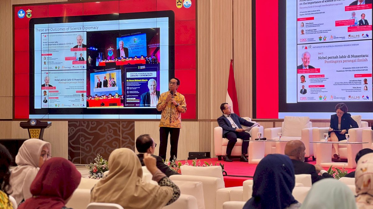 Unhas Tampilkan 311 Kelompok Riset Tematik di Forum Kolaborasi Indonesia–Australia