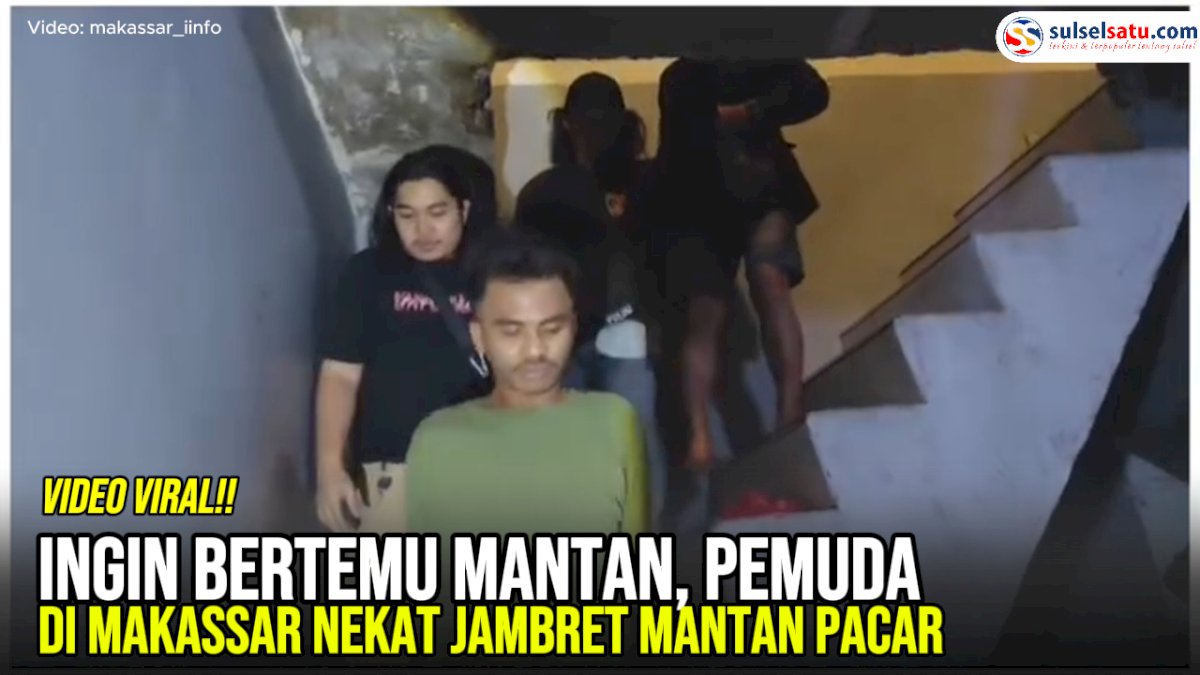 VIDEO: Ingin Bertemu Mantan, Pemuda di Makassar Nekat Jambret Mantan Pacar