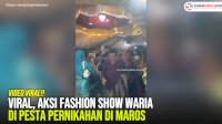 VIDEO: Viral, Aksi Fashion Show Waria di Pesta Pernikahan di Maros