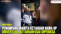 VIDEO: Penumpang Wanita Ketahuan Bawa HP Driver Ojol, Ketahuan Usai Diperiksa