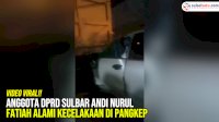 VIDEO: Anggota DPRD Sulbar Andi Nurul Fatiah Alami Kecelakaan di Pangkep