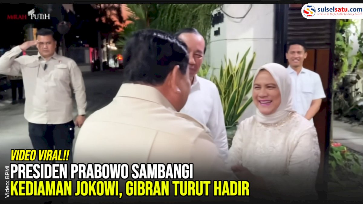 VIDEO: Presiden Prabowo Sambangi Kediaman Jokowi, Gibran Turut Hadir