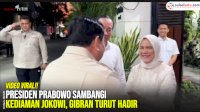 VIDEO: Presiden Prabowo Sambangi Kediaman Jokowi, Gibran Turut Hadir