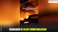 VIDEO: Kebakaran di Jalan Tidung Makassar