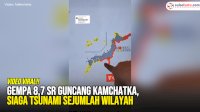 VIDEO: Gempa 8,7 SR Guncang Kamchatka, Siaga Tsunami Sejumlah Wilayah