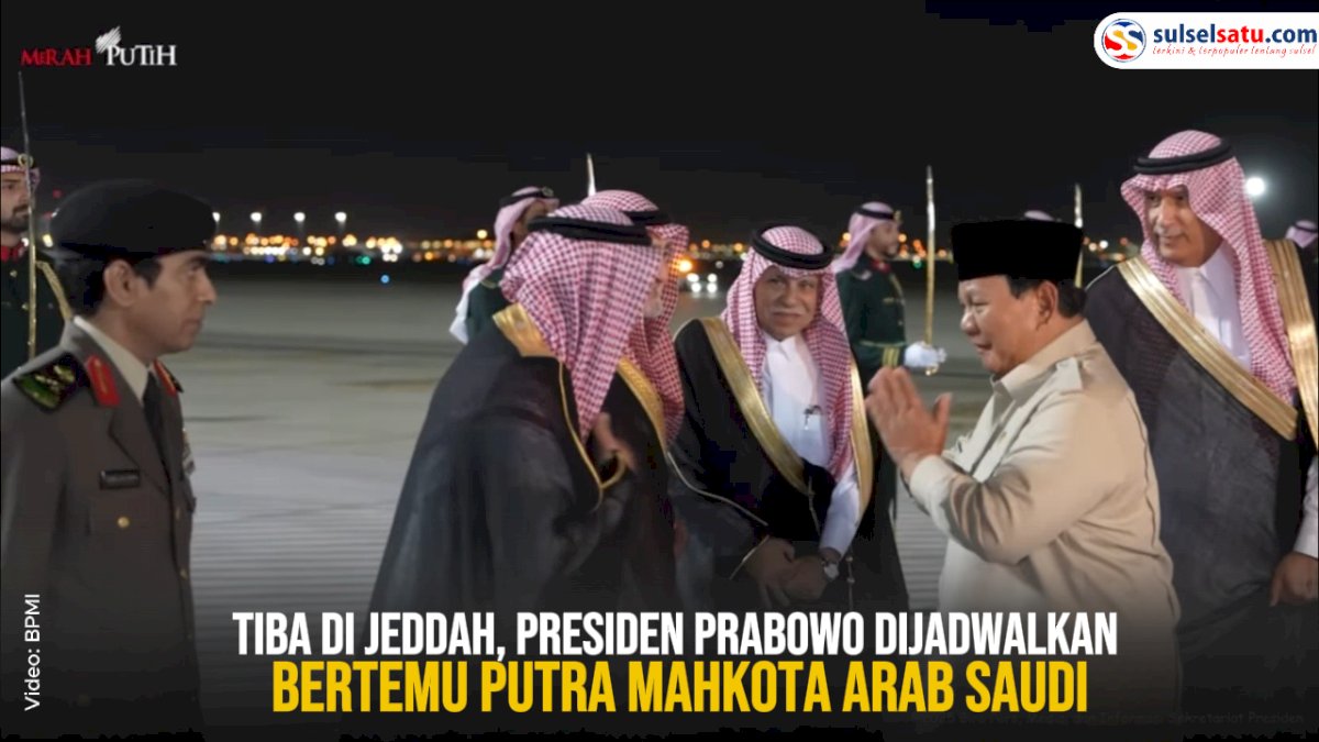 VIDEO: Tiba di Jeddah, Presiden Prabowo Dijadwalkan Bertemu Putra Mahkota Arab Saudi