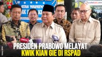 VIDEO: Presiden Prabowo Melayat Kwik Kian Gie di RSPAD