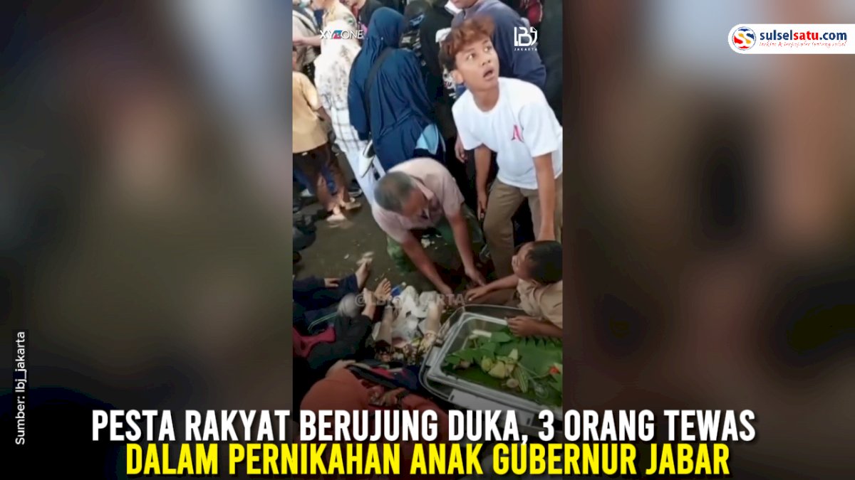 VIDEO: Pesta Rakyat Berujung Duka, 3 Orang Tewas dalam Pernikahan Anak Gubernur Jabar