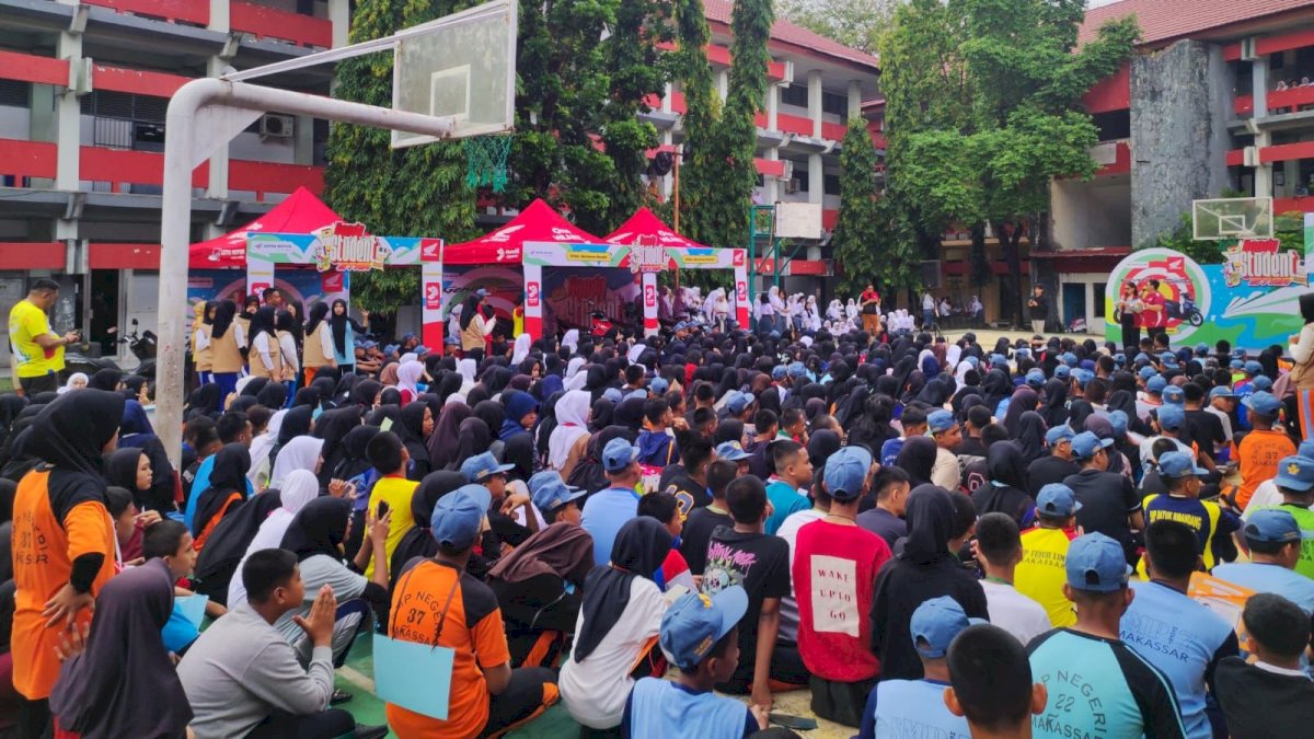 500 Siswa Antusias Ikut Honda Student Star di SMKN 4 Makassar