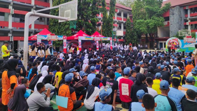 Siswa SMKN 4 Makassar yang ikut Honda Student Star. Foto: Istimewa.