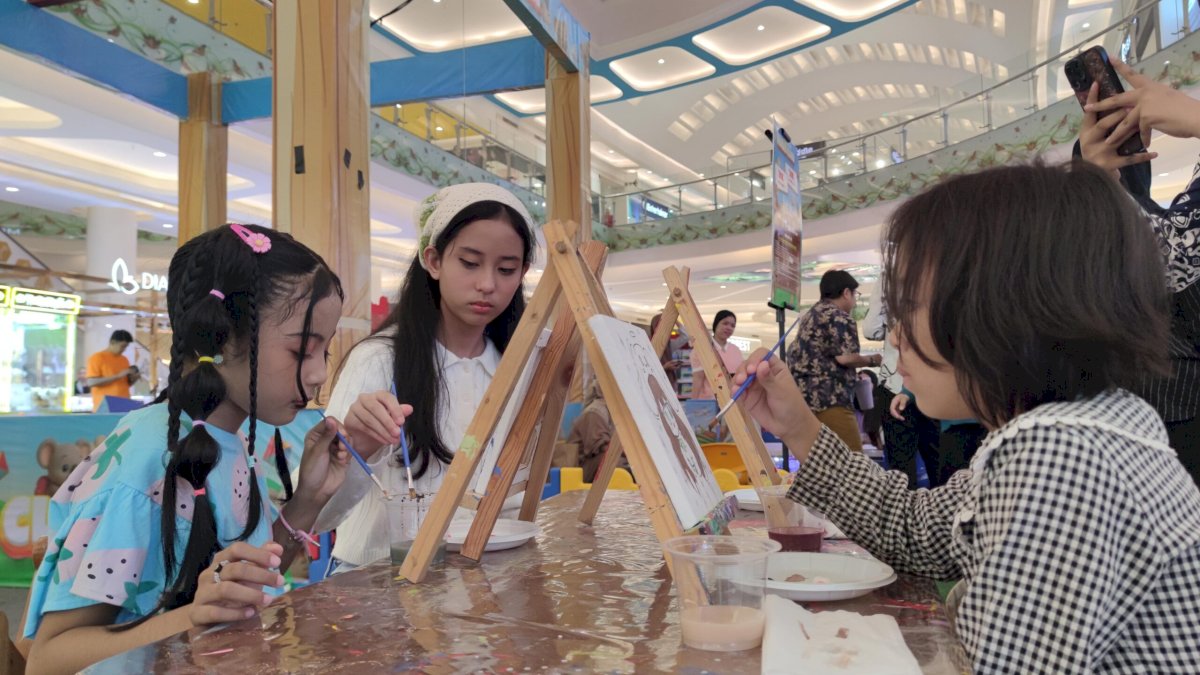 TSM Makassar Sulap Atrium Jadi Wahana Bermain Edukatif Selama Libur Sekolah