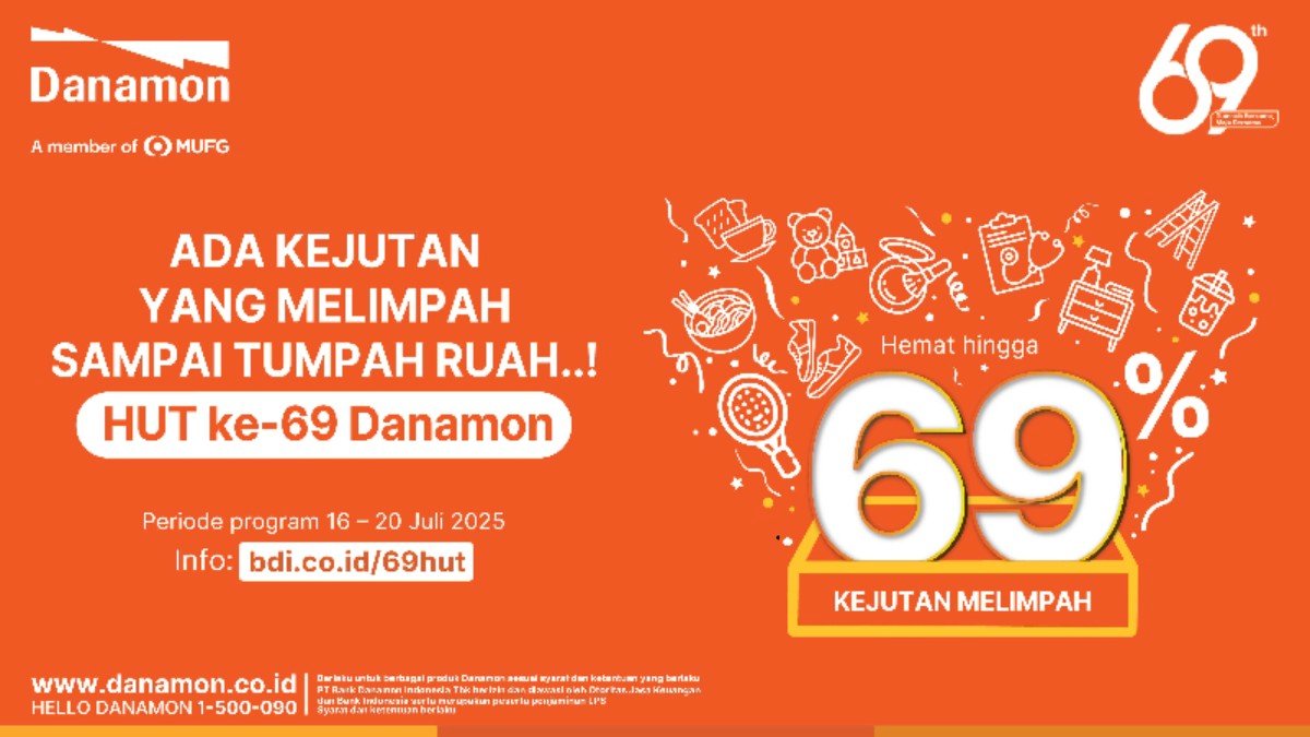 Tumbuh Bersama di Usia ke-69, Danamon Siap Menjadi Solusi Finansial Holistik Bagi Nasabah