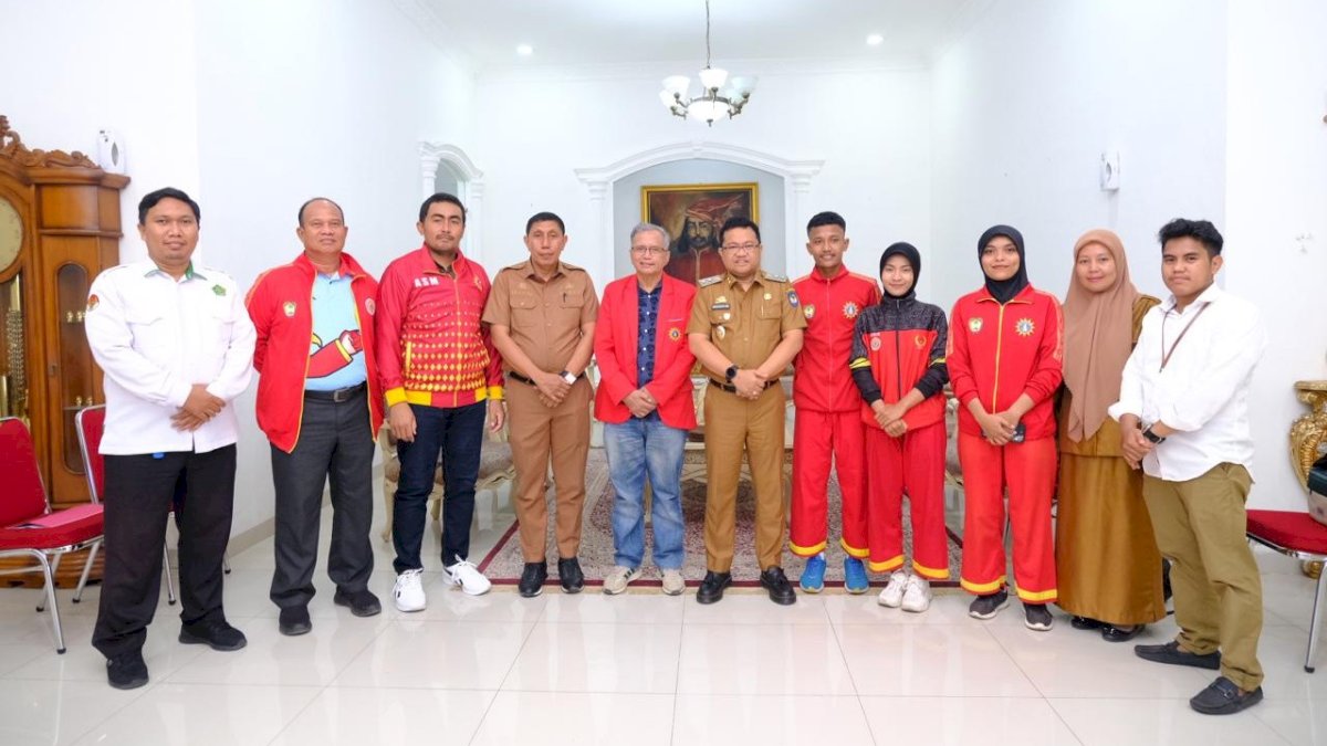 Wabup Gowa Lepas Atlet Tapak Suci, Siap Berlaga di Kejuaraan Dunia 2025