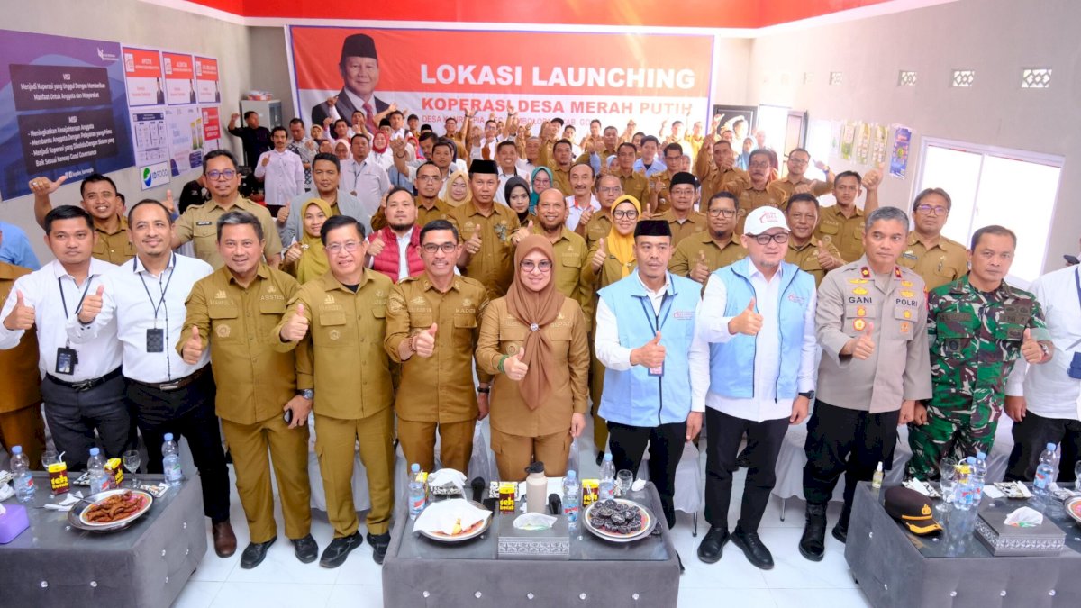Resmi Diluncurkan, 167 Koperasi Merah Putih di Gowa Berbadan Hukum
