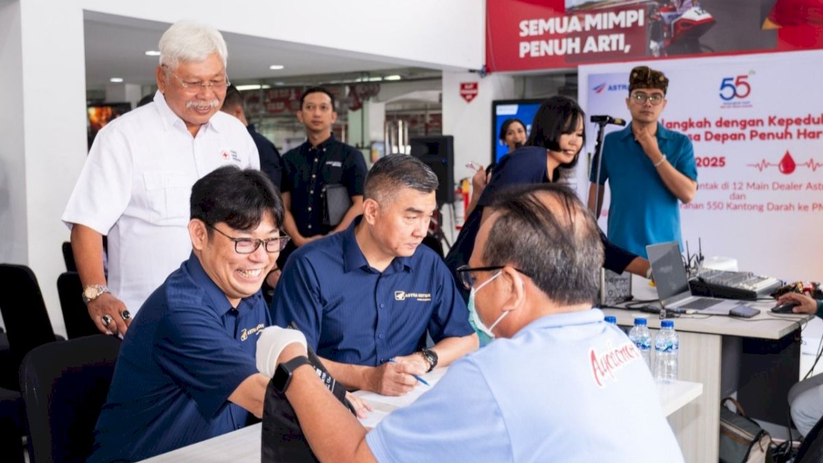 HUT ke-55, Astra Motor Donor Darah Target 550 Kantong pada 12 Cabang Seluruh Indonesia