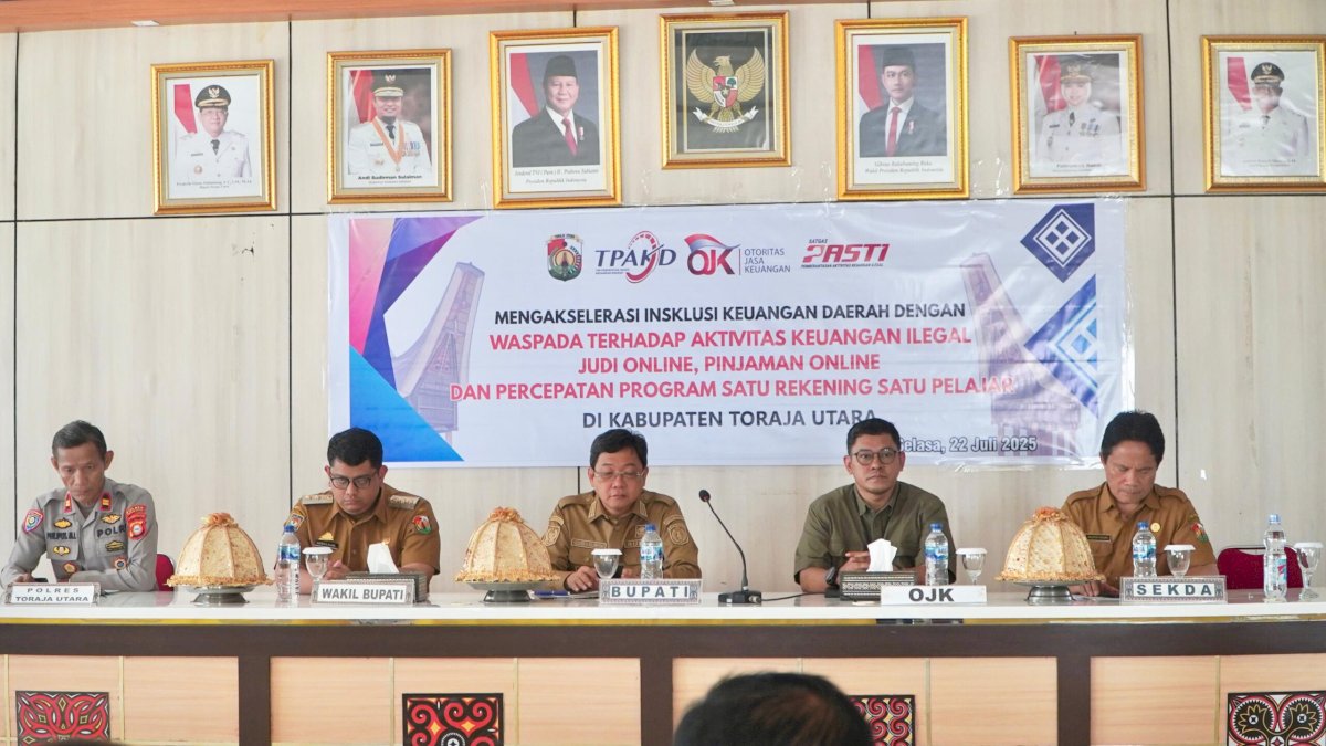 Perkuat Sinergi Berantas Keuangan Ilegal di Toraja Utara, Satgas PASTI Edukasi Siswa dan Pegawai Pemda