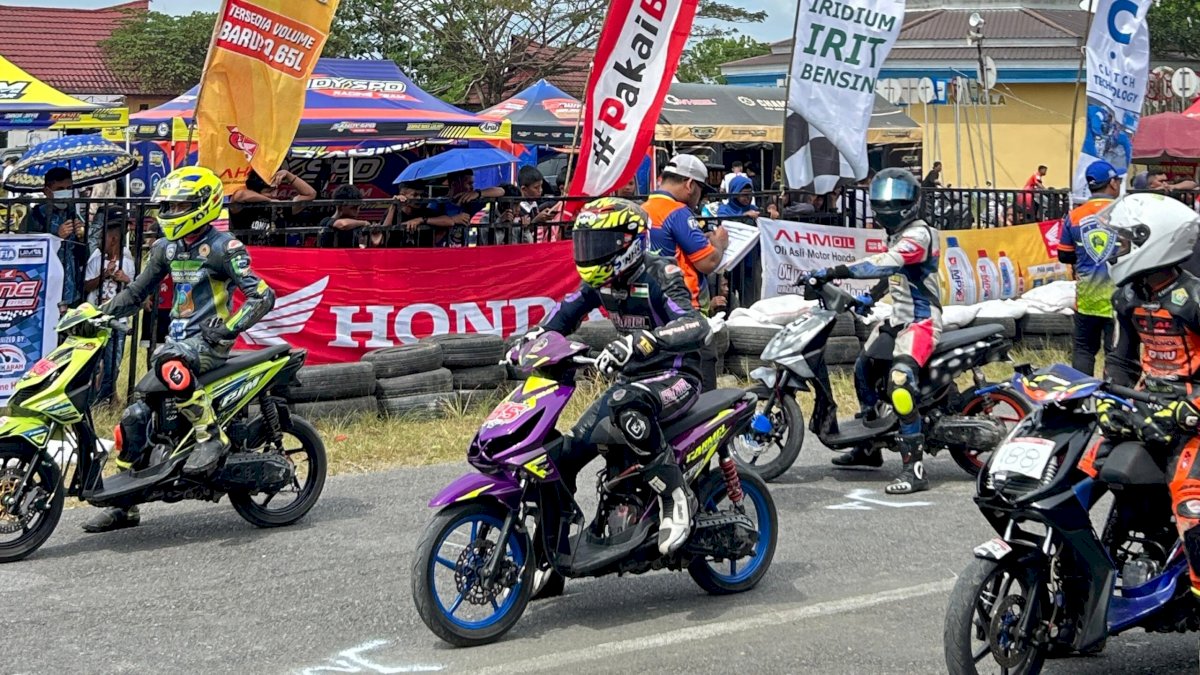 Honda One Make Race Kendari 2025 Sukses Menarik 4500 Penonton