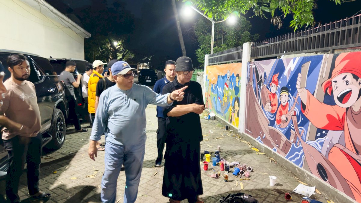 Kompetisi Mural Kolaborasi UNM dan DKSS, 25 Tim Pamerkan Karya Terbaik