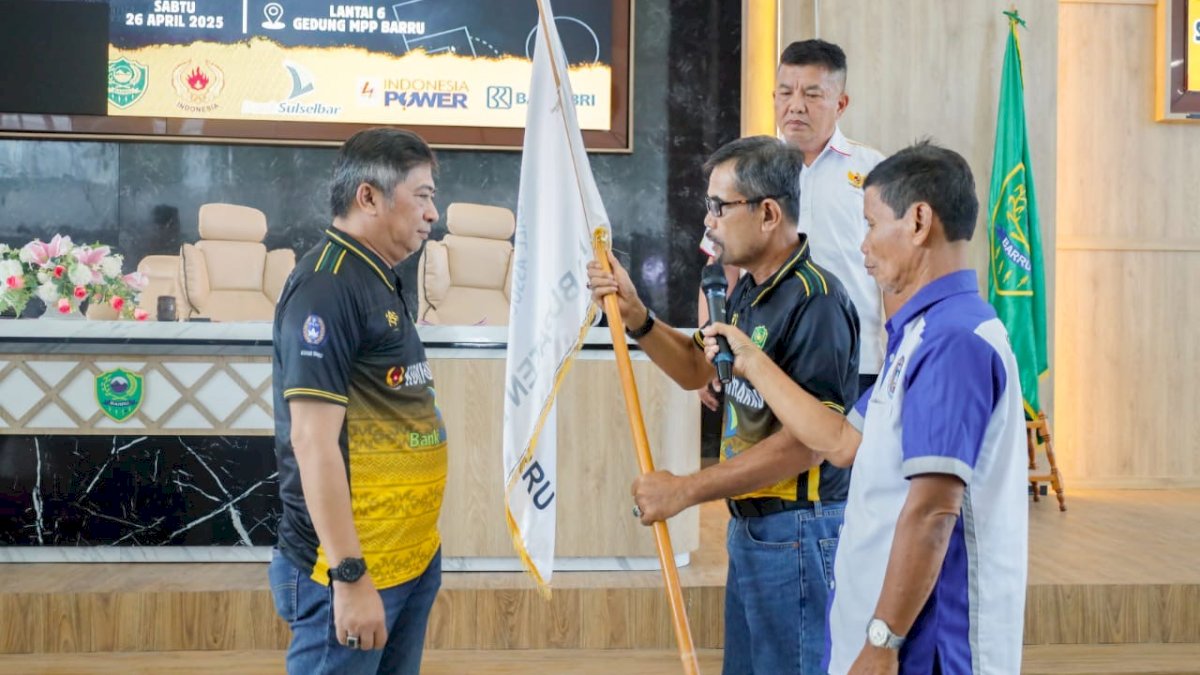 Wakil Bupati Barru Kembali Jabat Ketua Askab PSSI Barru