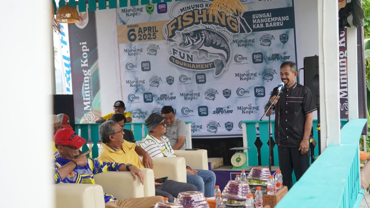 Sungai Jadi Lomba Mancing, Pj Sekda Barru Ajak Masyarakat Maksimalkan Potensi Wisata Barru