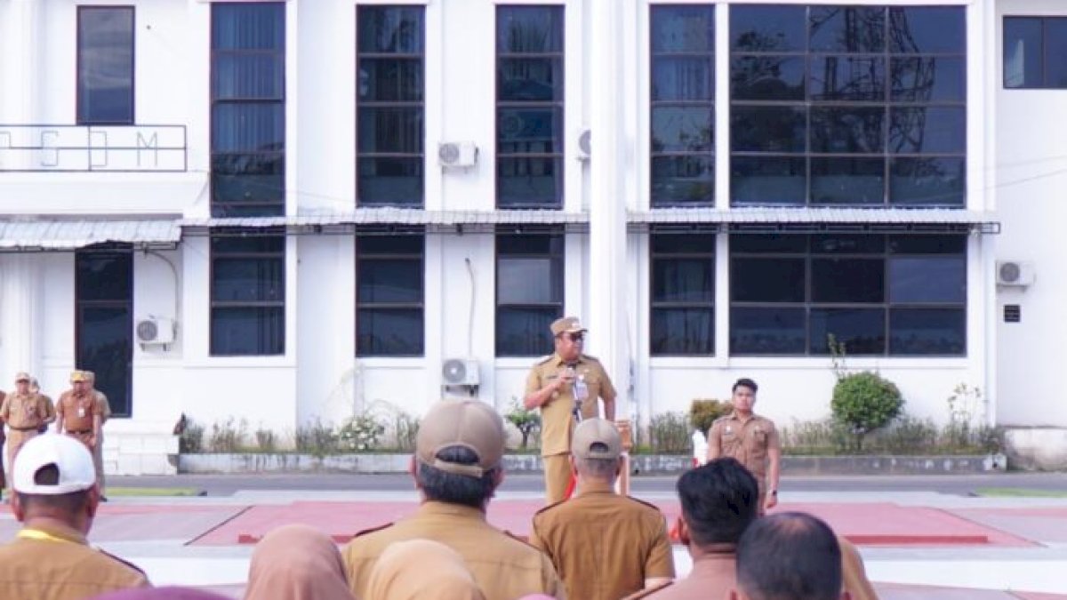 Pimpin Apel Gabungan OPD, Bupati Takalar Evaluasi Kinerja dan Kehadiran ASN