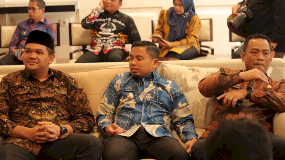 Wali Kota Tasming Hamid Hadiri High Level Meeting TPID di Kantor Gubernur Sulsel