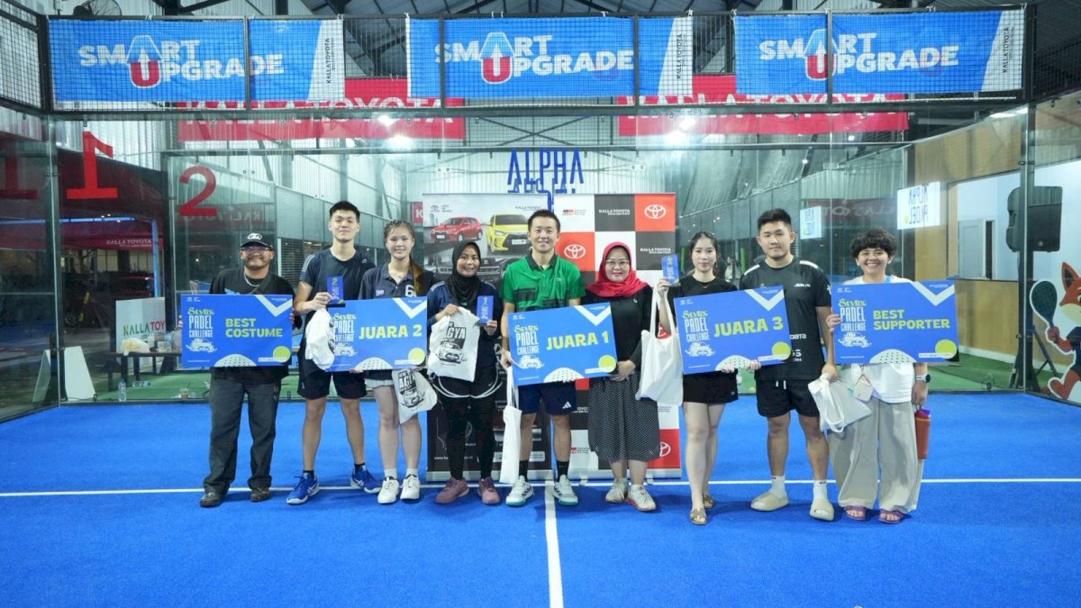 Dukung Komunitas dan Olahraga, Kalla Toyota Hadirkan Event Stylix Padel Challenge