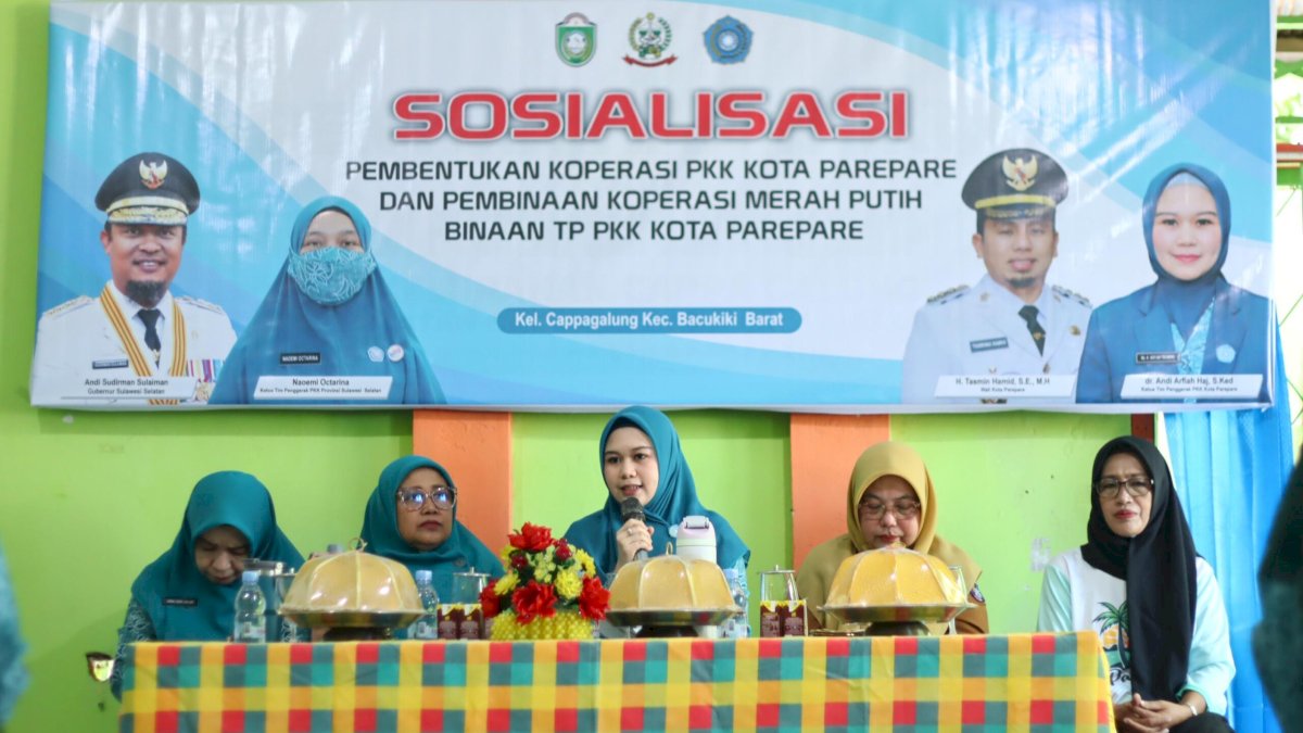 Ketua PKK Parepare Apresiasi Pembinaan Koperasi Merah Putih oleh PKK Sulsel