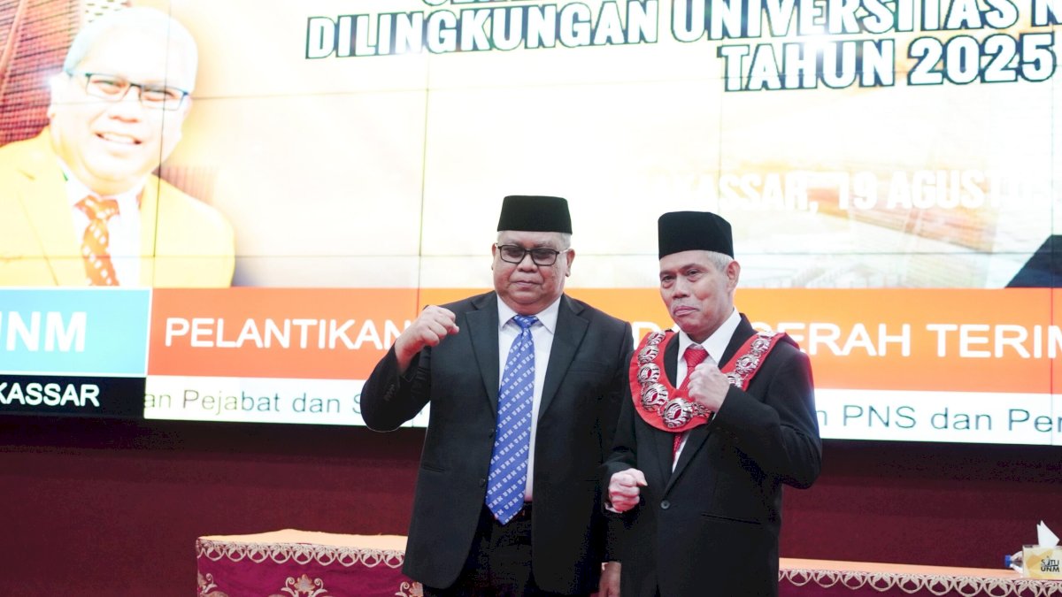 Perkuat Tata Kelola, Rektor UNM Lantik Dekan FIS-H dan 41 Pejabat Baru